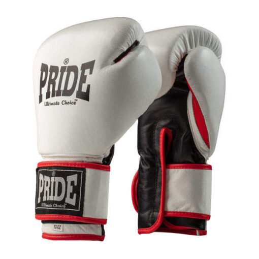 Profesionalne boks rokavice Pride Thai F7 bele