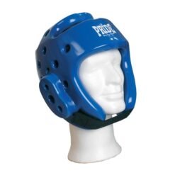 Blue taekwondo helmet