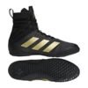 Boxing shoes Speedex 18 Adidas black with gold stripes