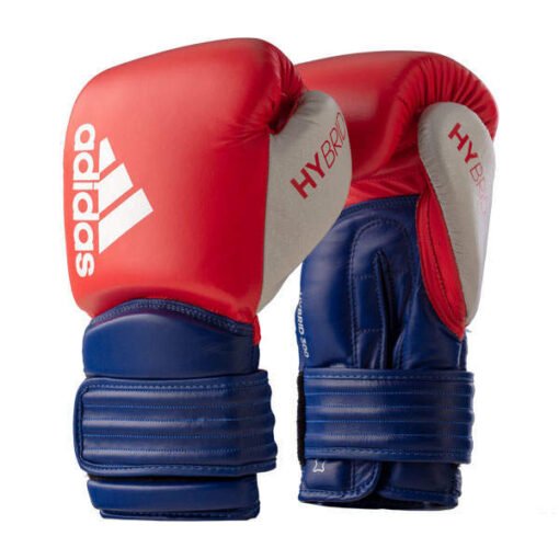 Boks rokavice Hybrid 300 Adidas rdeče-modre-srebrne
