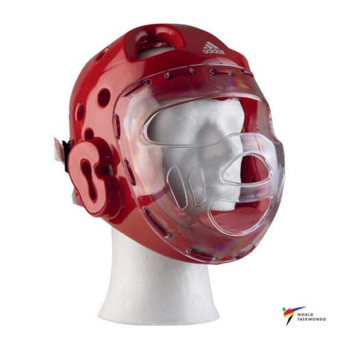 Helm mit komplettem Schutz Adidas rot
