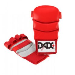 Ju jitsu leather gloves Dax Natural leather red