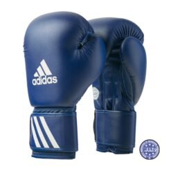 Kickboxing rokavice WAKO usnjene Adidas modre