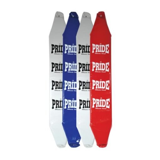 Ring Ecken Pride weißen, blauen und roten Ring mit Pride-Logo-Inschrift