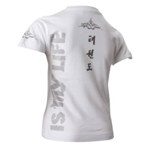 Taekwondo otroška majica bela