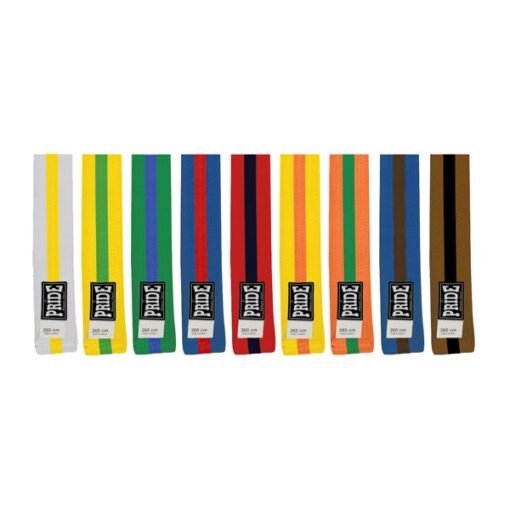 Two-tone striped budo belt Pride