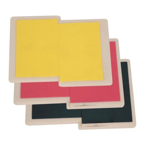 Plastic boards for breaking Pride, black, red and yellow color