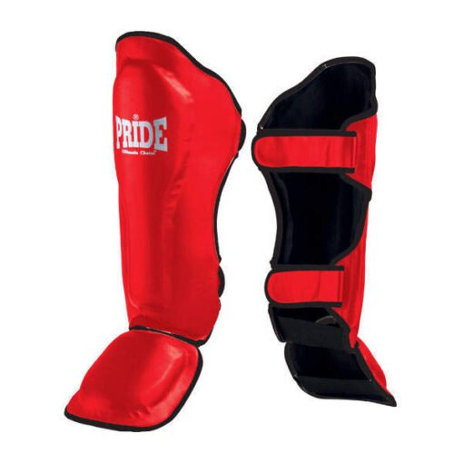 Shin and foot Guards Elite Pride red