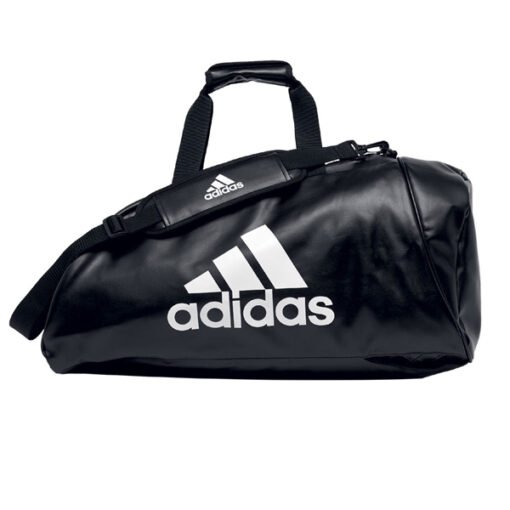 Sporttasche - Rucksack PU 3 in 1 Adidas schwarz mit weißem Logo