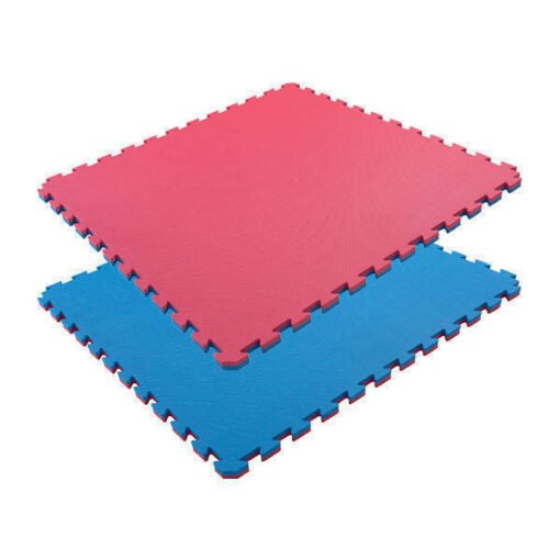 Tatami puzzle mats red and blue color