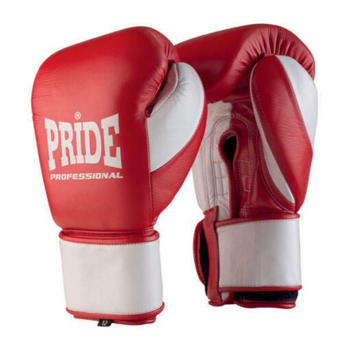 Professionelle Boxhandschuhe Hero Pride rot-Weiss