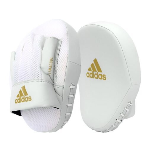 Trenerski fokuserji Adidas beli-zlati logo