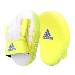 Coaching focus Mitts Adidas yellow-blue logo