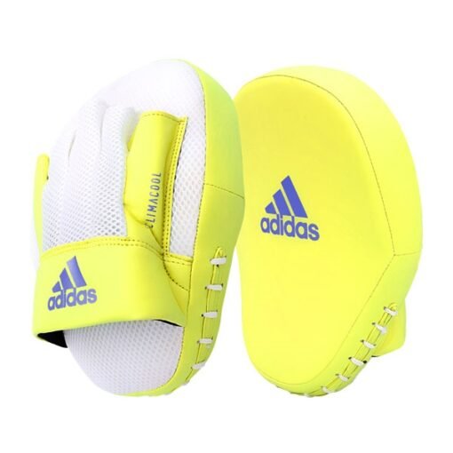 Trainer Handpratzer Adidas gelb-blaues Logo
