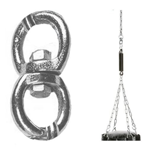 Rotating screw for bag chains Pride metallic