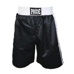 Hlačke za boks Pride črne z belim elastičnim pasom