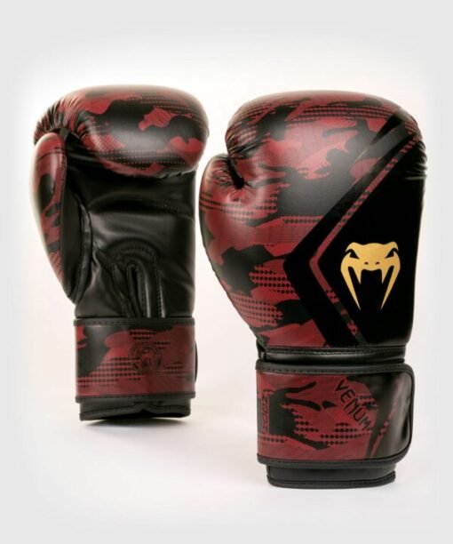 Boxing gloves Defender Contender 2.0 Venum camouflage red-black