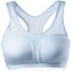 Women's top shirt for chest protectors elastic white color