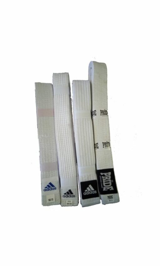 White kimono belt of different lengths