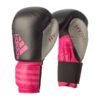 Boxhandschuhe Hybrid 100 Adidas schwarz-rosa