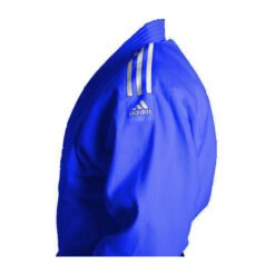 Judoanzug Club gi Adidas blau mit weißen Streifen