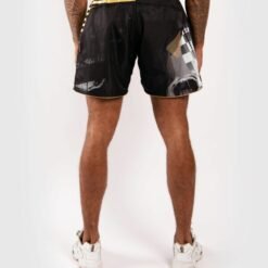 MMA kratke hlače Venum črne z tiskom lobanje na hlačnici