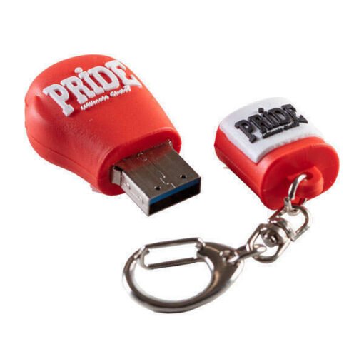 Anhänger USB-Stick Mini-Handschuh rot