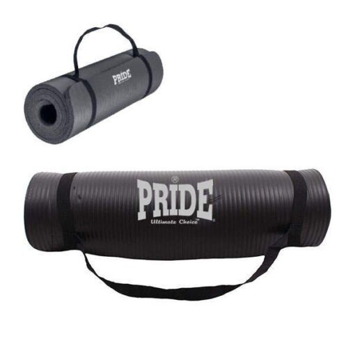 Pride training mat black with strap