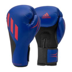Boksarske rokavice Speed Tilt 150 Adidas modre z rdečim logom