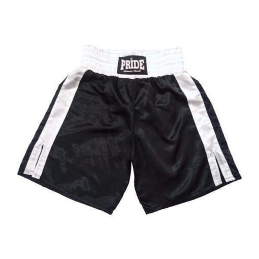 Boxing Shorts Pride mit einem weißen Streifen auf der Hose