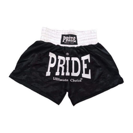 Kickboxing and Muay Thai Shorts Pride black/white