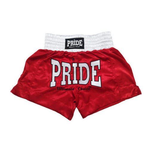 Kickboxing and Muay Thai Shorts Pride red/white