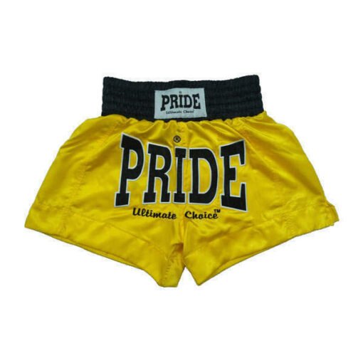 Kickboxing und Thaiboxen Shorts Pride Gelb/Schwarz