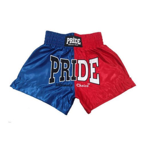 Kickboxen und Thaiboxen Shorts Pride Blau/Rot