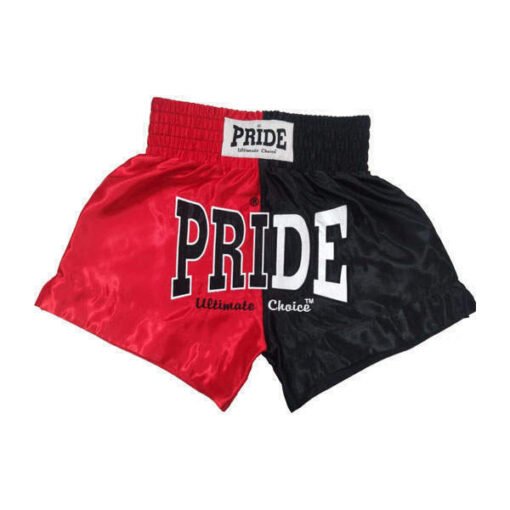 Kickboxen und Thaiboxen Shorts Pride Rot/Schwarz