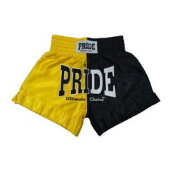 Kickboxing and Muay Thai Shorts Pride yellow/black