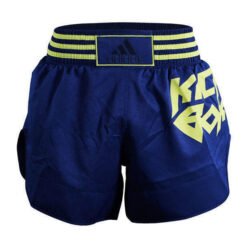 Kickboxen Shorts Adidas Blau/Gelb