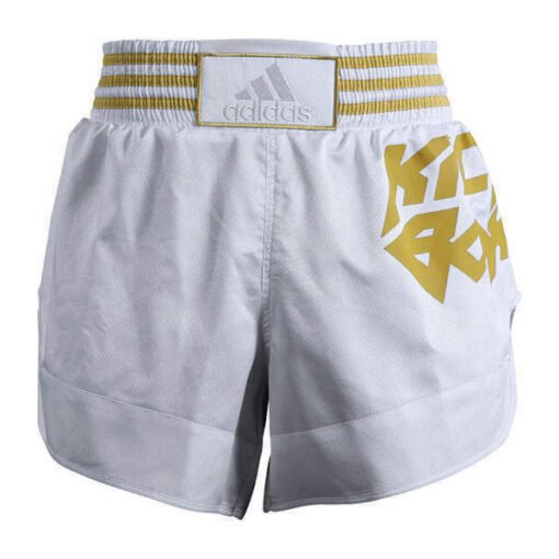 Kickboxen Shorts Adidas Weißes/Gold