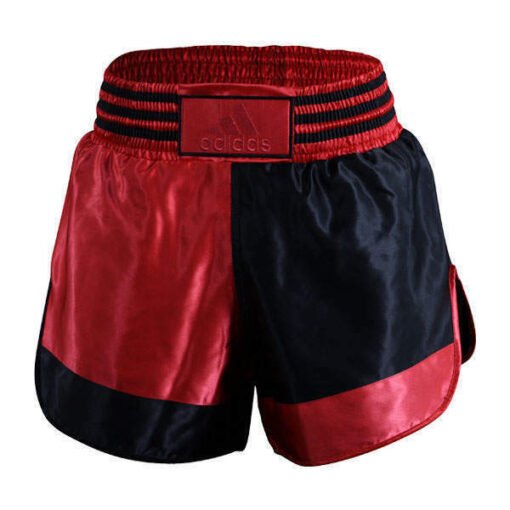 Kickboxing und Thaiboxen Shorts Adidas Schwarz Rot