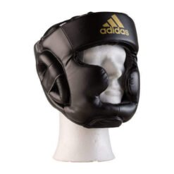 Sparing čelada za boks Speed 41 Adidas črna z zlatim logotipom