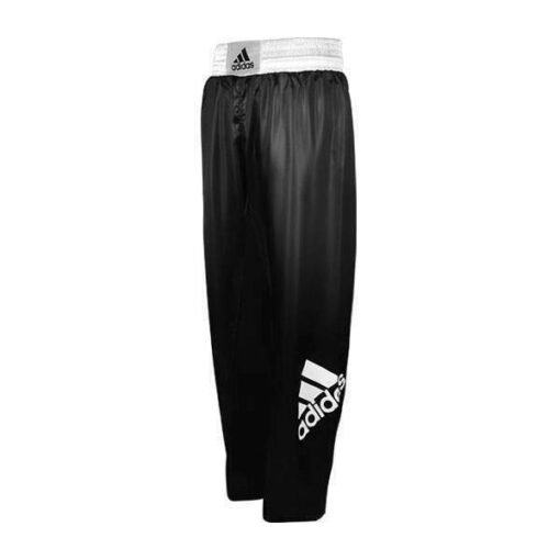 Dolge hlače za kickboxing Adidas črne