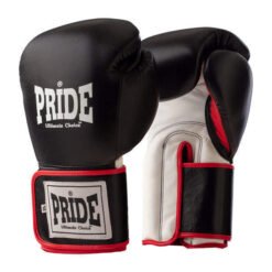 Pro boxing sparring gloves Thai Pro7 Pride black white