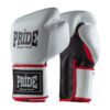 Profesionalne boksarske rokavice Pride belo črne