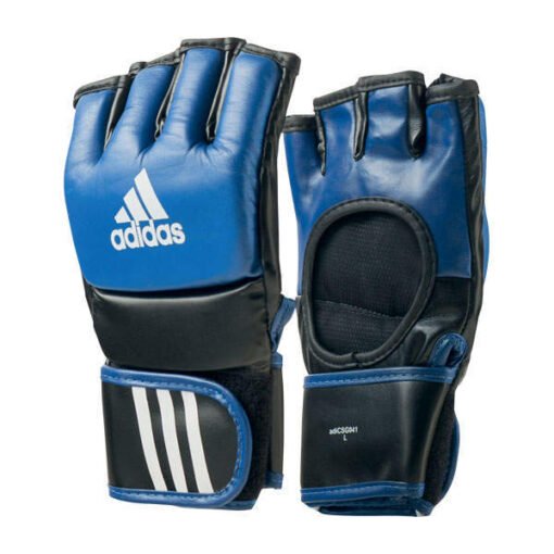 MMA-Handschuhe Fight Adidas blau-Schwarz