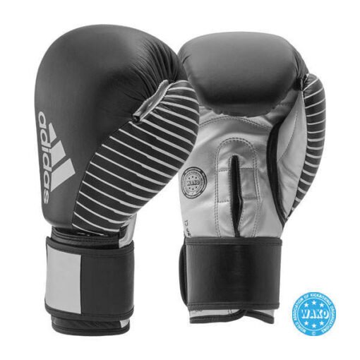 Kickboxing gloves Wako Adidas black-silver