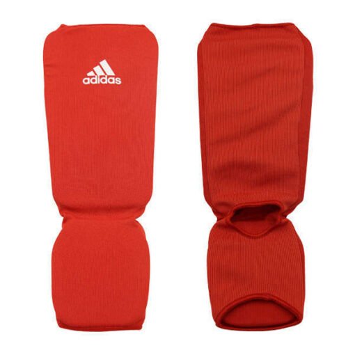 Ščitniki za golenico in nart elastični Adidas rdeči
