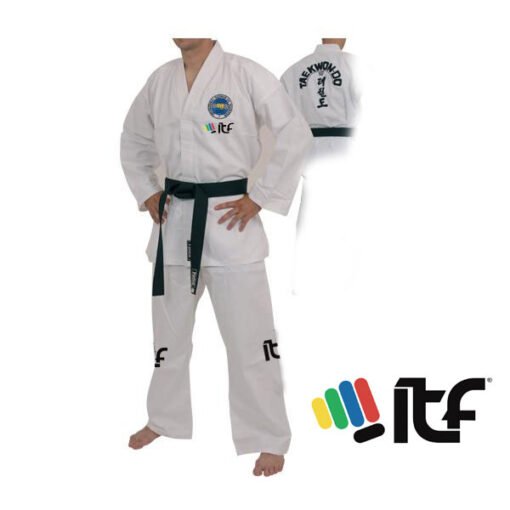 Taekwondo kimono dobok ITF Premium Pride bele barve