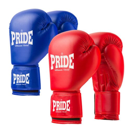 Kickboxing rokavice Pride modre in rdeče barve