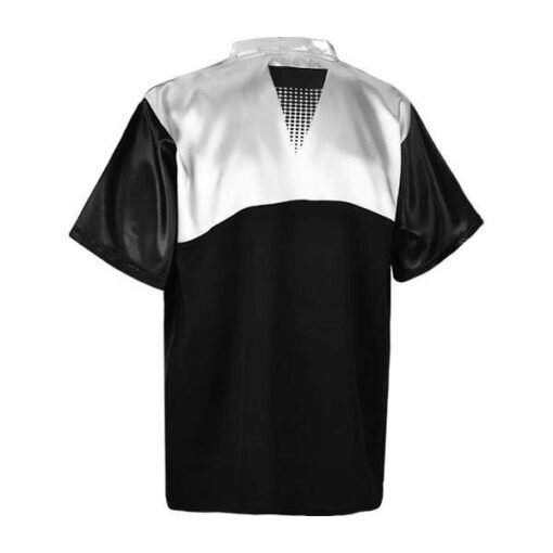 Kickbox-Shirt 100 Adidas Schwarz-weiß