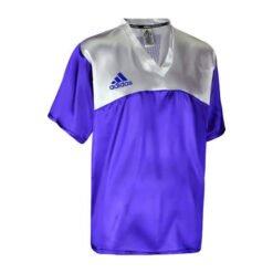 Kickbox-Shirt 100 Adidas Blau-Weiss